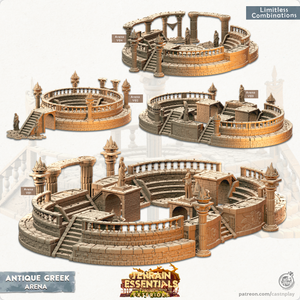 3D Printed Cast n Play Arena Antique Greek Set 28mm 32mm D&D