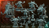 3D Printed Archvillain Games Archvillain Society Vol. XXXIV The Great Bloodshed - Ghult Horde Ghult Murrak 28 32mm D&D