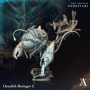 3D Printed Archvillain Games Ocealith Besieger The Trench Nereivari Archvillain Society Vol XXXV 28 32mm D&D