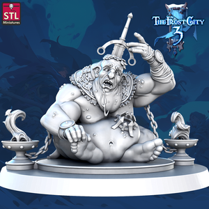 3D Printed STL Miniatures The Betrayer Prince Construct Core Characters The Frost City 3 28 - 32mm War Gaming D&D