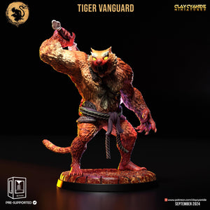 3D Printed Clay Cyanide Tiger Vanguard Black Myth - Wukong Set 28 32 mm D&D