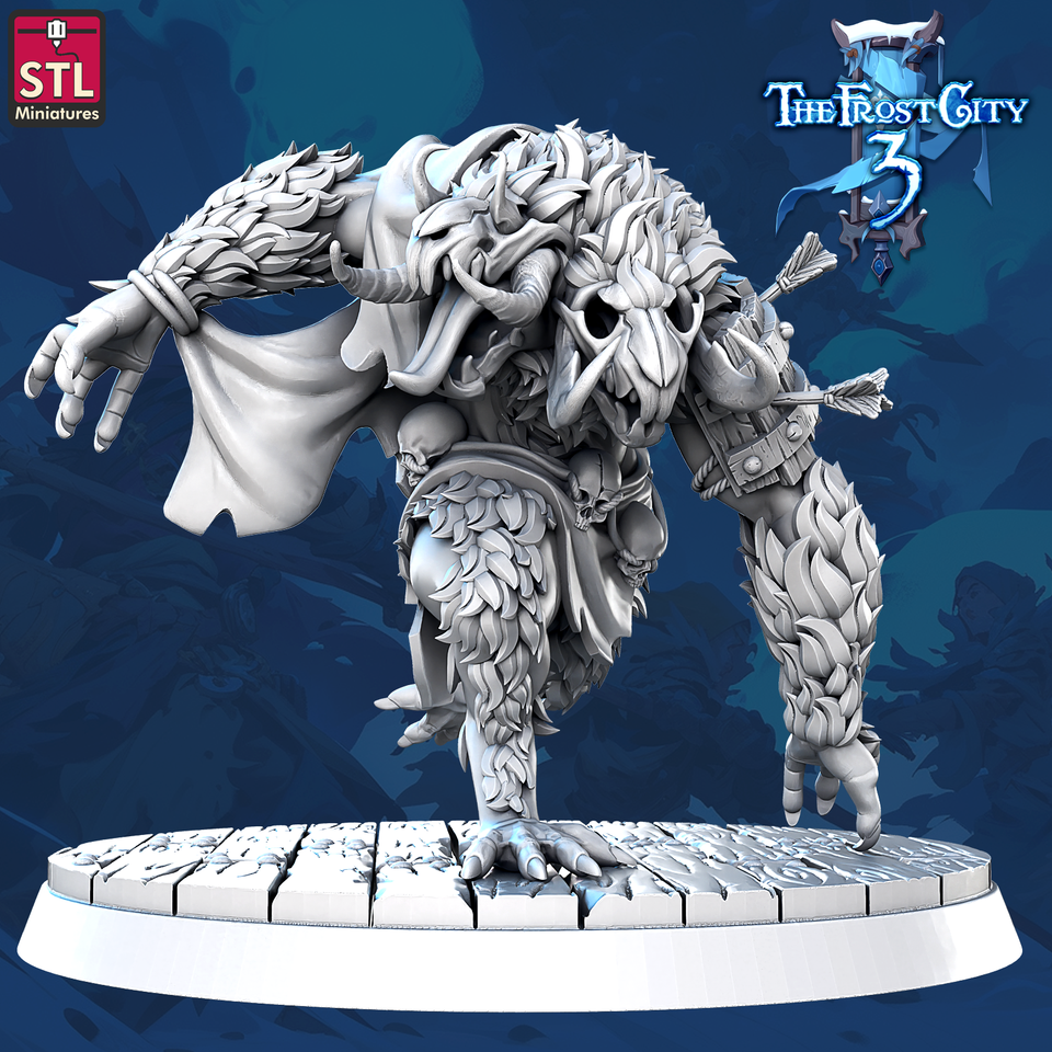 3D Printed STL Miniatures Toravor Core Characters The Frost City 3 28 - 32mm War Gaming D&D