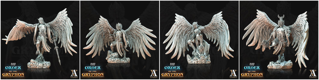 3D Printed Archvillain Games Astral Court Order of the Gryphon - Ucelot Skywardens 28mm 32mm D&D