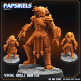 3D Printed Papsikels Viking Skull Hunter SEPTEMBER 2024 SCIFI 28mm 32mm