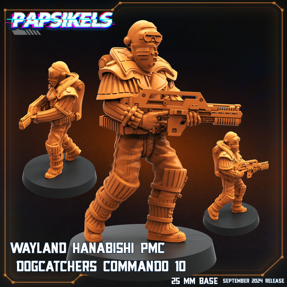 3D Printed Papsikels Wayland Hanabishi Pmc Dogcatcher Commandos Set SEPTEMBER 2024 SCIFI 28mm 32mm