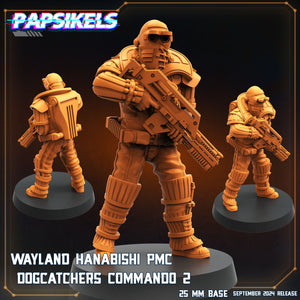 3D Printed Papsikels Wayland Hanabishi Pmc Dogcatcher Commandos Set SEPTEMBER 2024 SCIFI 28mm 32mm