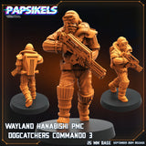 3D Printed Papsikels Wayland Hanabishi Pmc Dogcatcher Commandos Set SEPTEMBER 2024 SCIFI 28mm 32mm