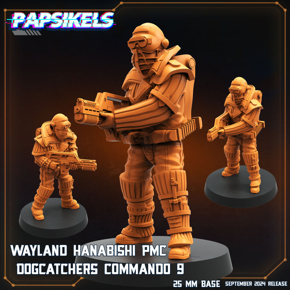 3D Printed Papsikels Wayland Hanabishi Pmc Dogcatcher Commandos Set SEPTEMBER 2024 SCIFI 28mm 32mm