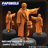 3D Printed Papsikels Wayland Hanabishi Scientist Sample Collectors Set SEPTEMBER 2024 SCIFI 28mm 32mm