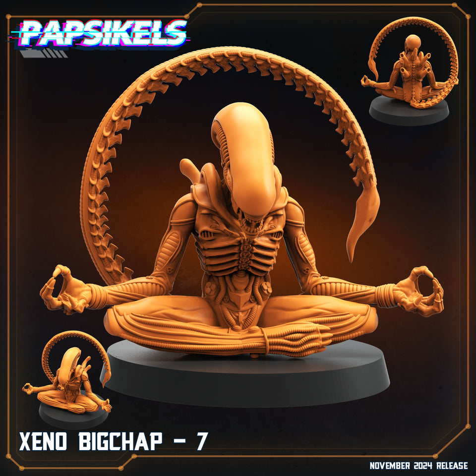 3D Printed Papsikels Xeno Bigchap Nov 2024 Scifi 28mm 32mm