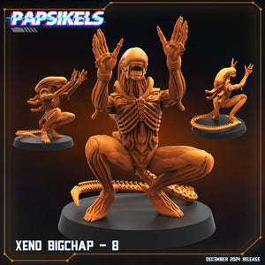 3D Printed Papsikels Xeno Bigchap Dec. 2024 SciFi 28mm 32mm