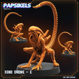 3D Printed Papsikels Xeno Drone Set July 2024 Scifi 28mm 32mm