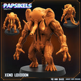 3D Printed Papsikels August 2024 Scifi Xeno Loxodon 28mm 32mm