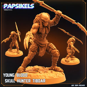 3D Printed Papsikels Young Blood Skull Hunter Tiboar 28mm 32mm