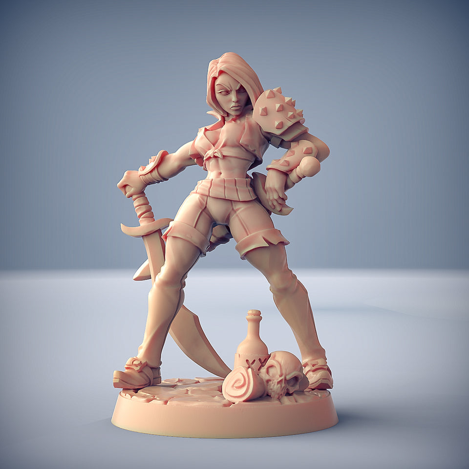 3D Printed Artisan Guild Aline the Bold Troubles in Taverns 10 Heroes Set Welcome Box 28mm 32mm