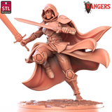 3D Printed STL Miniatures Elf Female Ranger A Rangers  28 - 32mm War Gaming D&D