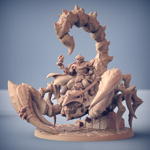 3D Printed Artisan Guild Scorpid King Rakshakin Headhunters 28mm 32mm