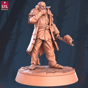 3D Printed STL Miniatures Beggars Guild Set 28 - 32mm War Gaming D&D