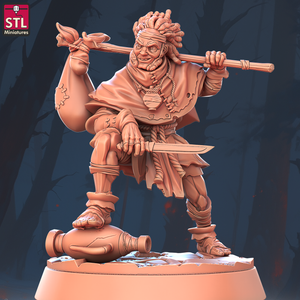 3D Printed STL Miniatures Beggars Guild Set 28 - 32mm War Gaming D&D