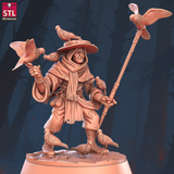 3D Printed STL Miniatures Beggars Guild Set 28 - 32mm War Gaming D&D