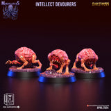 3D Printed Clay Cyanide Intellect Devourers 28 32 mm D&D