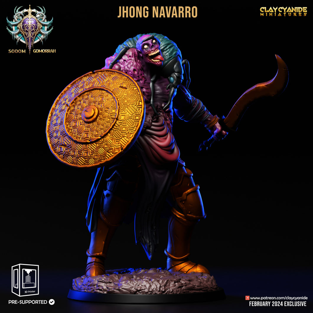 3D Printed Clay Cyanide Abominations of Gomorrah - Jhong Navarro 28mm 32mm D&D