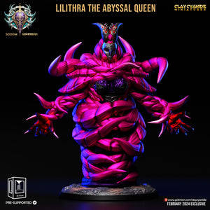 3D Printed Clay Cyanide Abominations of Gomorrah - Lilithra The Abyssal Queen 28mm 32mm D&D