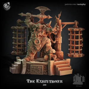 3D Printed Cast n Play - The Executioner 28mm 32mm D&D