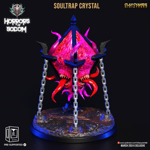 3D Printed Clay Cyanide Horrors of Sodom - Soultrap Crystal 28mm 32mm D&D