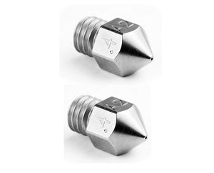 2X 3D Printer MK8 Stainless Steel Nozzle 1.75mm 0.4mm - Charming Terrain