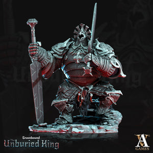 3D Printed Archvillain Games Arma Tenebris - Gravebound The Unburied King 28 32mm D&D - Charming Terrain