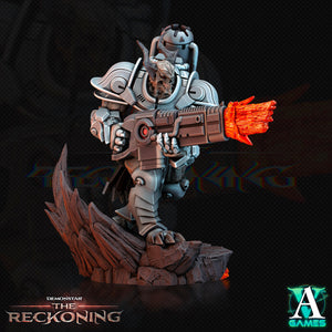 3D Printed Archvillain Games Armari Heavy Infantry Demonstar - The Reckoning 28 32mm D&D - Charming Terrain