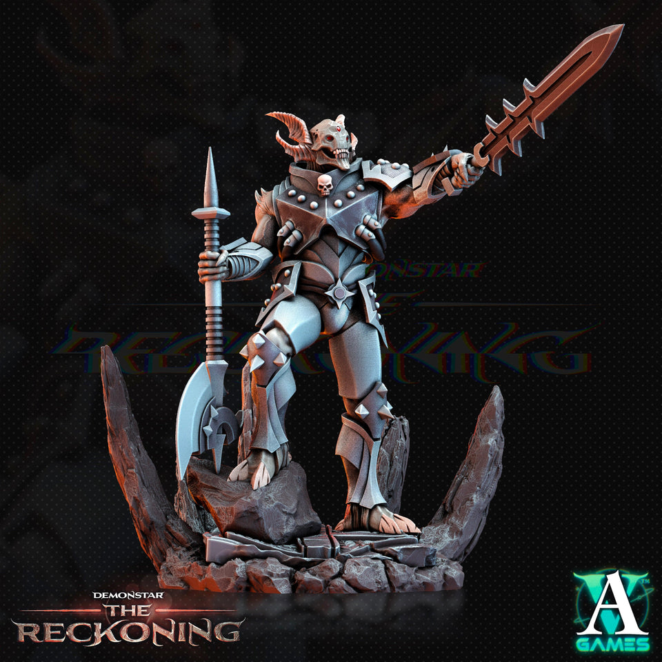 3D Printed Archvillain Games Armari Light Infantry Demonstar - The Reckoning 28 32mm D&D - Charming Terrain