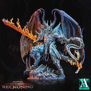 3D Printed Archvillain Games Armaros Galactic Chaoslord Demonstar - The Reckoning 28 32mm D&D - Charming Terrain