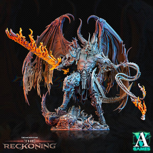 3D Printed Archvillain Games Armaros Galactic Chaoslord Demonstar - The Reckoning 28 32mm D&D - Charming Terrain