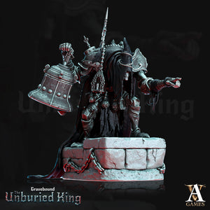 3D Printed Archvillain Games Fulgor Mortis - Gravebound The Unburied King 28 32mm D&D - Charming Terrain