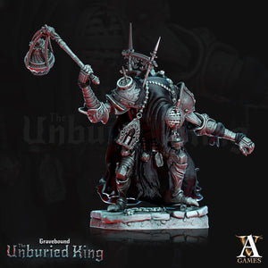 3D Printed Archvillain Games Fulgor Mortis - Gravebound The Unburied King 28 32mm D&D - Charming Terrain