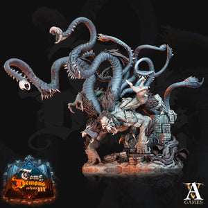 3D Printed Archvillain Games Kagon Aspect of Demogorgon Tome of Demons 28 32mm D&D - Charming Terrain