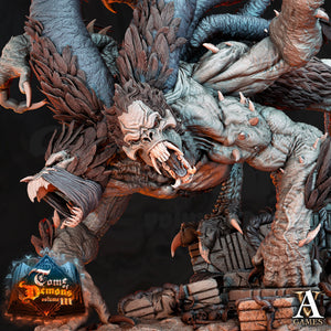 3D Printed Archvillain Games Kagon Aspect of Demogorgon Tome of Demons 28 32mm D&D - Charming Terrain