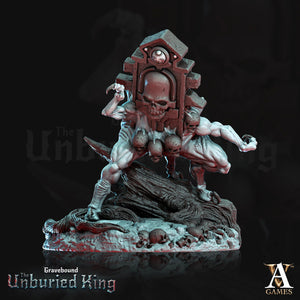 3D Printed Archvillain Games Lapis Erratica - Gravebound The Unburied King 28 32mm D&D - Charming Terrain