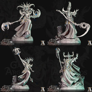 3D Printed Archvillain Games Mages of the Crescent Moondance - Gate to Argantos 28 32mm D&D - Charming Terrain