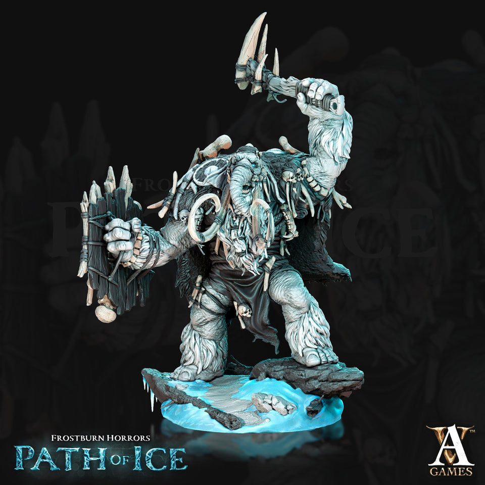 3D Printed Archvillain Games Mammuti Frostburn Horrors - Path of Ice 28 32mm D&D - Charming Terrain