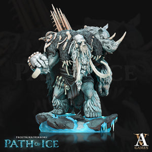 3D Printed Archvillain Games Mammuti Frostburn Horrors - Path of Ice 28 32mm D&D - Charming Terrain