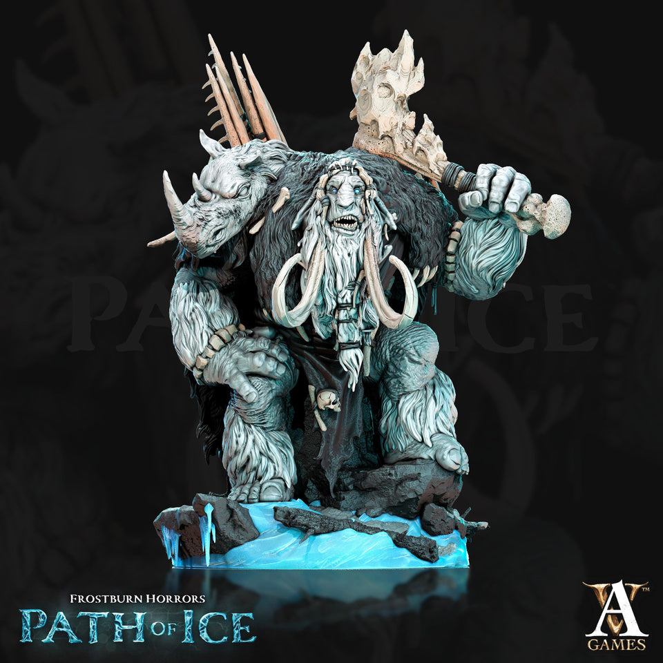 3D Printed Archvillain Games Mammuti Frostburn Horrors - Path of Ice 28 32mm D&D - Charming Terrain