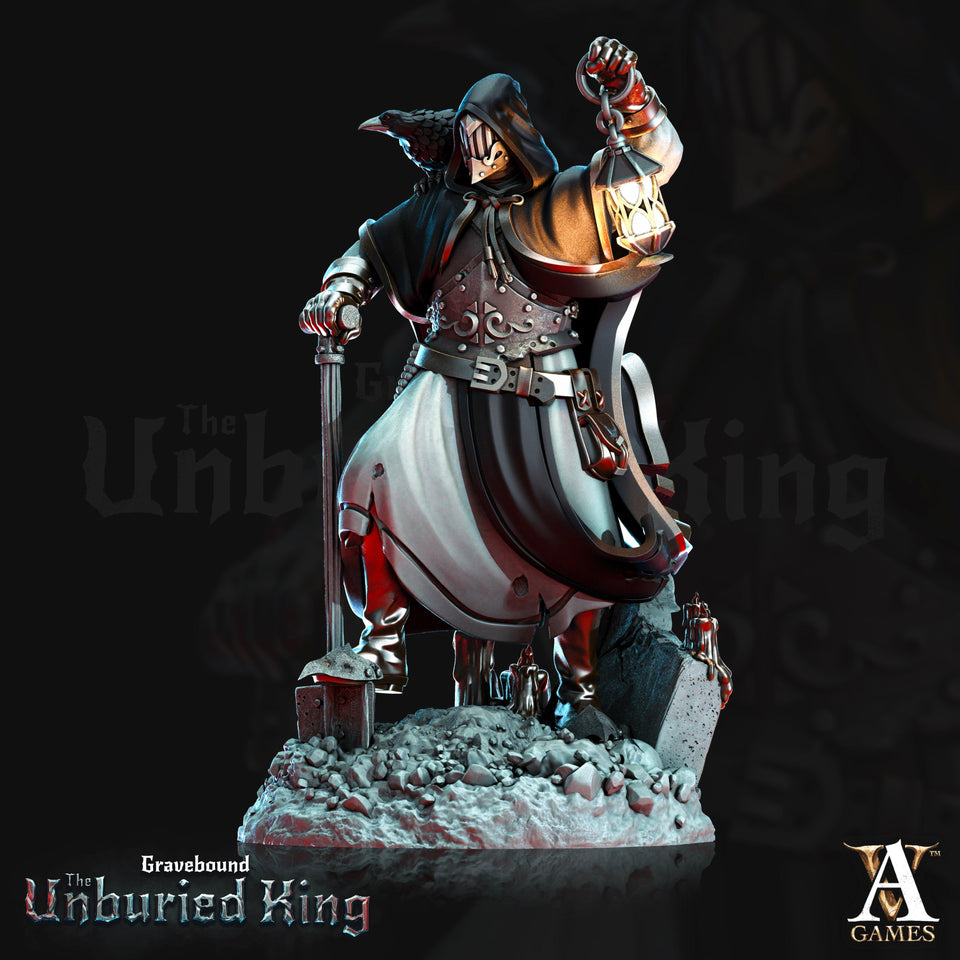 3D Printed Archvillain Games Morituri - Gravebound The Unburied King 28 32mm D&D - Charming Terrain