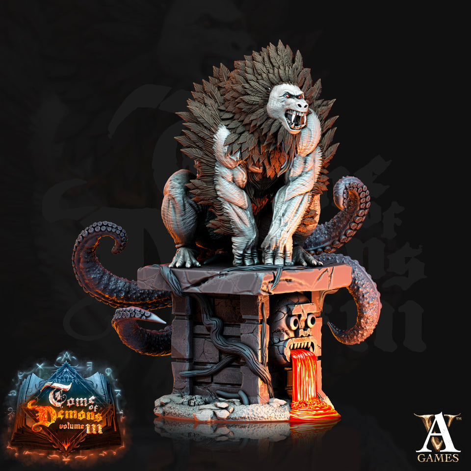 3D Printed Archvillain Games Teraton Shumba Tome of Demons 28 32mm D&D - Charming Terrain