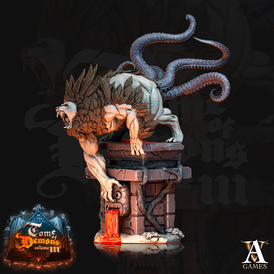 3D Printed Archvillain Games Teraton Shumba Tome of Demons 28 32mm D&D - Charming Terrain