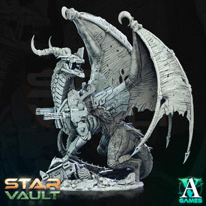 3D Printed Archvillain Games Xarga Galactic Tyrant The Star Vault 28 32mm D&D - Charming Terrain