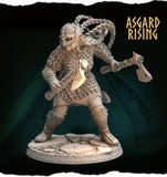 3D Printed Asgard Rising Aidda the Brave Alternative Chieftains 28 32 54 mm - Charming Terrain