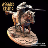 3D Printed Asgard Rising Bandit Riders Outcasts Modular Warband 28mm - 32mm - Charming Terrain